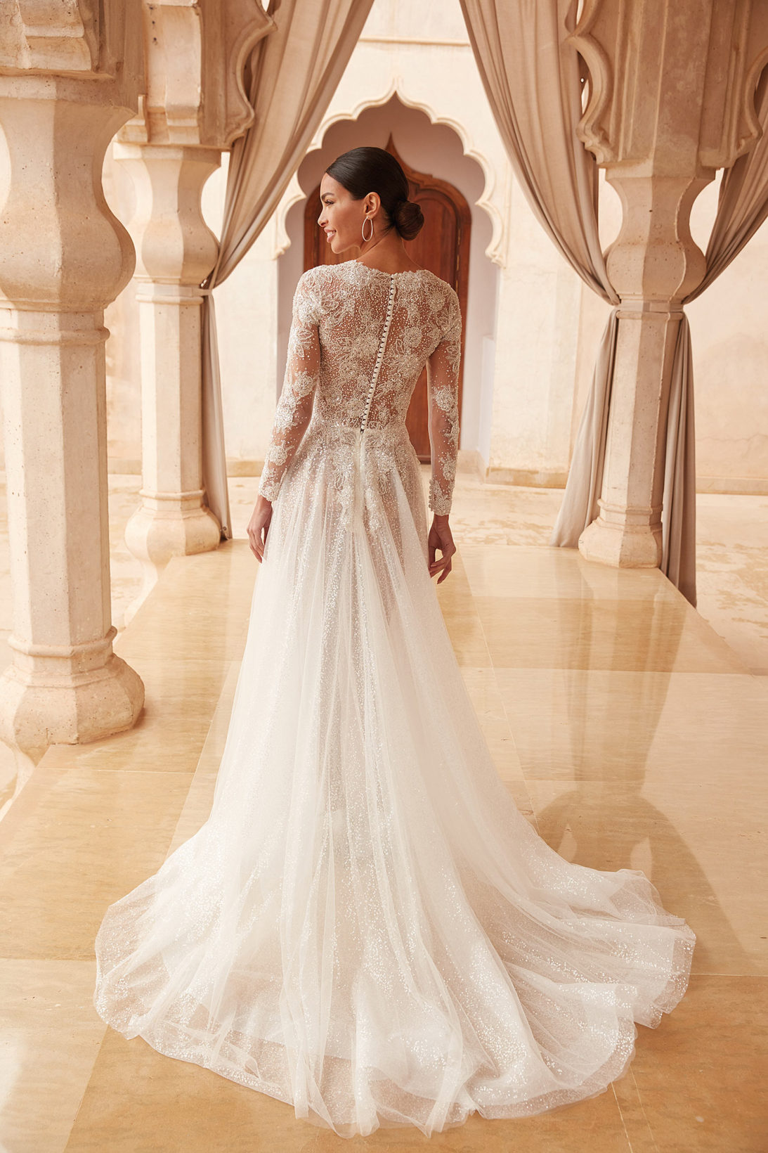 Demetrios 2021 Vintage-Boho Brautkleid 1128 18109 Angelex Princess das Hochzeitshaus Brautmode in Singen