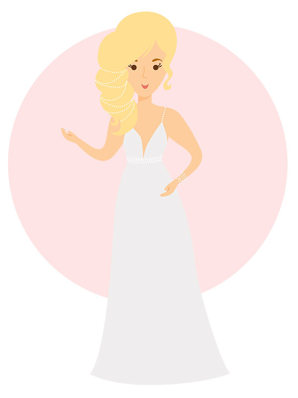 Empire Brautkleider Stil in Singen bei Angelex Princess