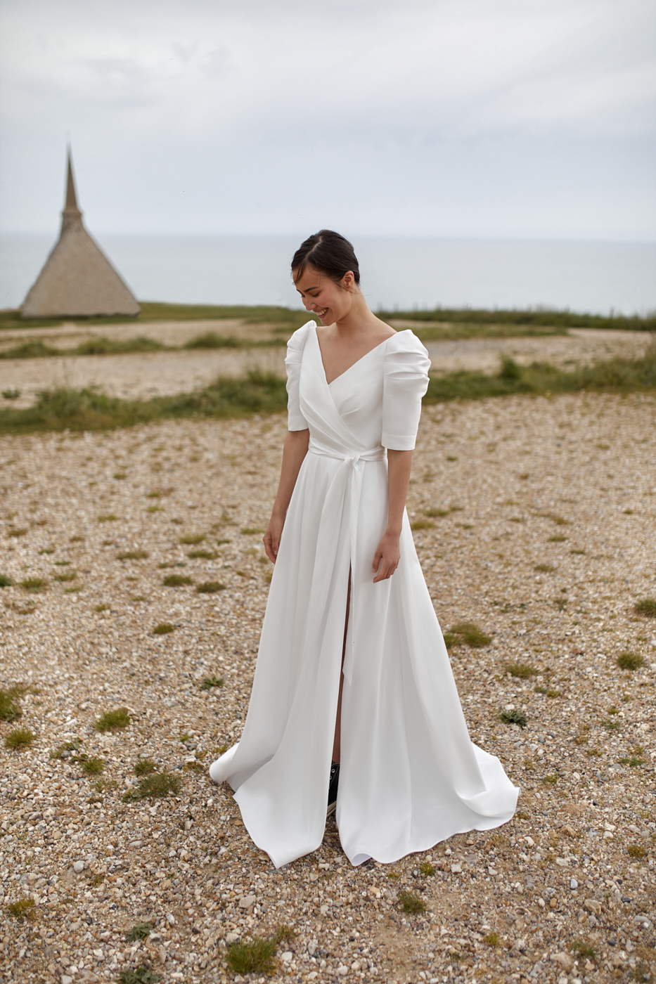 Le Rina 2023 Standesamtkleid Pola dress 01 Angelex Princess Hochzeitshaus Brautmode Singen