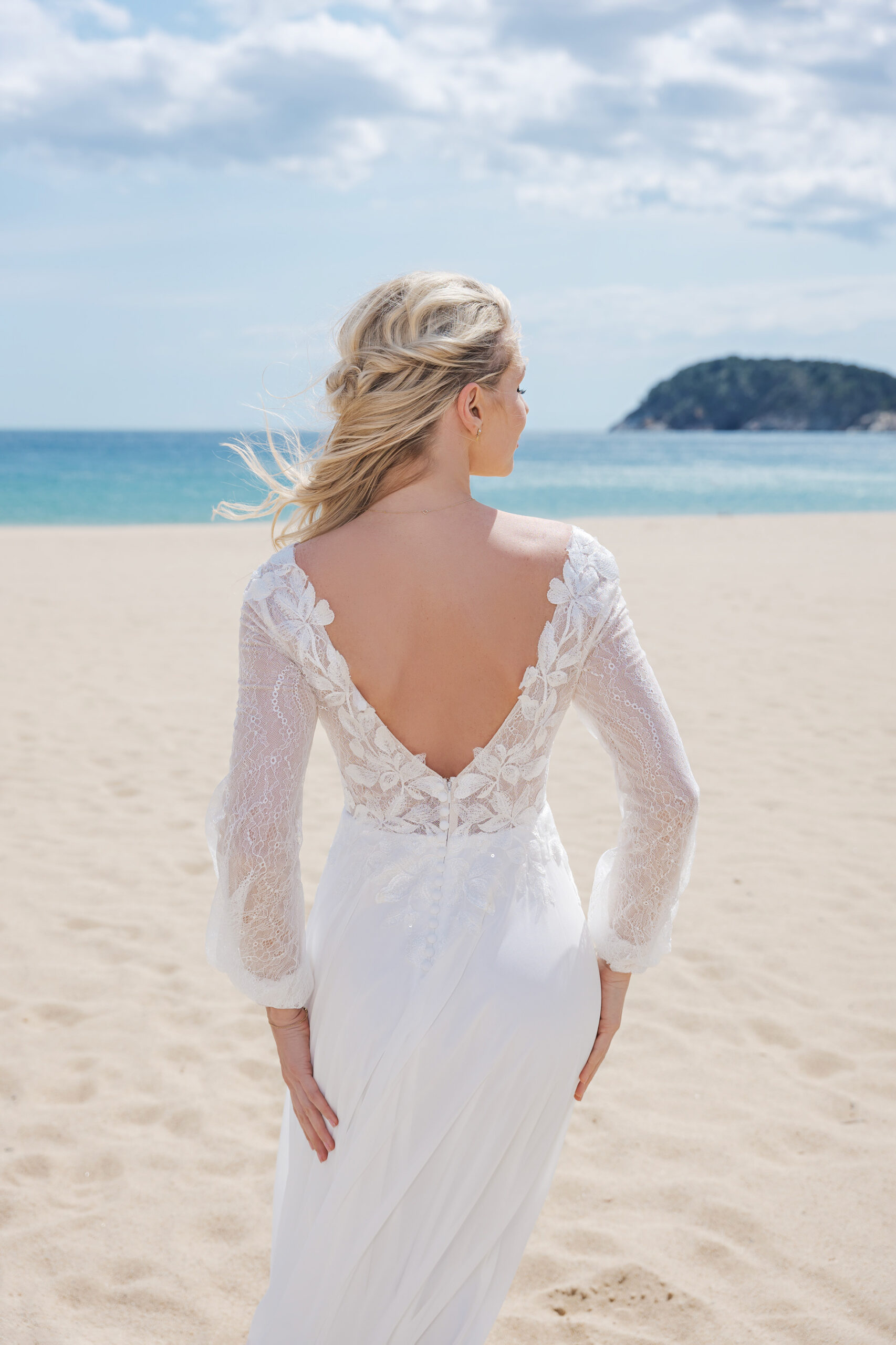 Amera Vera light 2024 ivory Standesamtkleid Brautkleid AL108 (4) Angelex Princess das Hochzeitshaus Brautmode in Singen