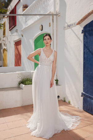 AnnAngelex 2024 ivory Brautkleid B2455 (1) Angelex Princess das Hochzeitshaus Brautmode in Singen