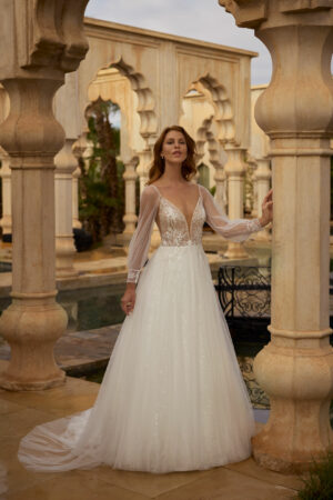 Cherish Love Collection 2024 Brautkleid Carina AFront4 d4 0404 Angelex Princess das Hochzeitshaus Brautmode in Singen