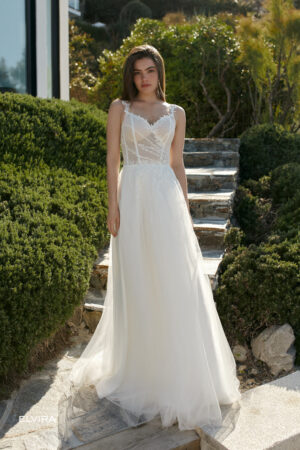 Le Rina 2024 Standesamtkleid ELVIRA 01 Angelex Princess das Hochzeitshaus Brautmode in Singen