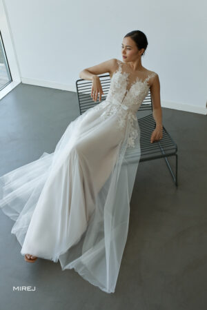 Le Rina 2024 Standesamtkleid MIREJ 01 Angelex Princess das Hochzeitshaus Brautmode in Singen