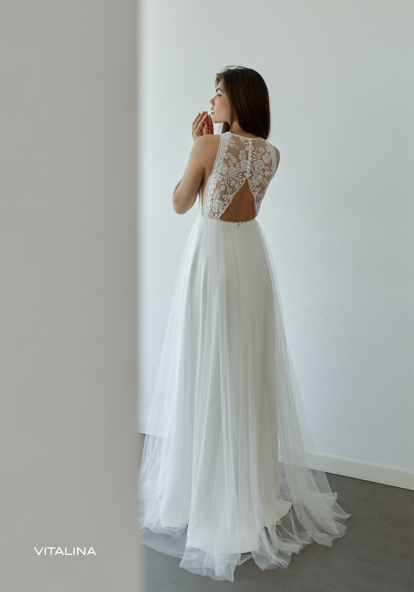 Le Rina 2024 Standesamtkleid VITALINA 02 Angelex Princess das Hochzeitshaus Brautmode in Singen