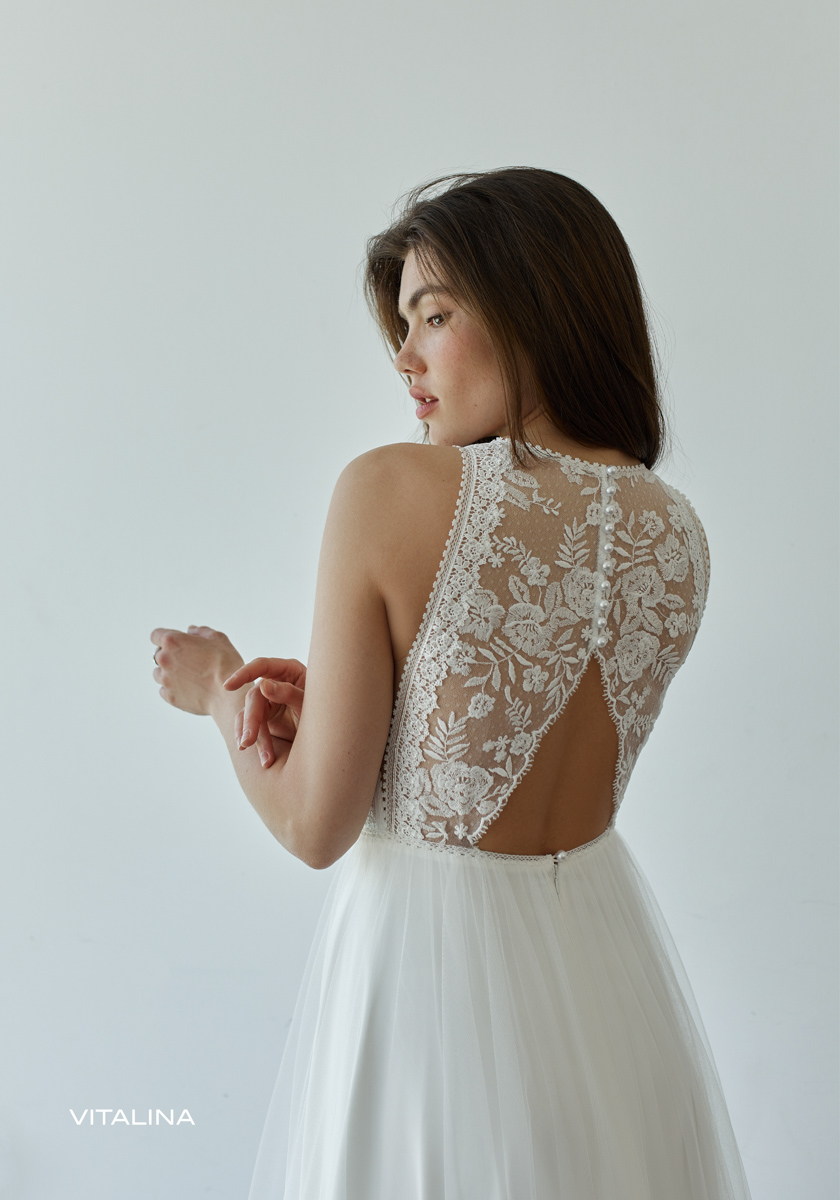 Le Rina 2024 Standesamtkleid VITALINA 03 Angelex Princess das Hochzeitshaus Brautmode in Singen