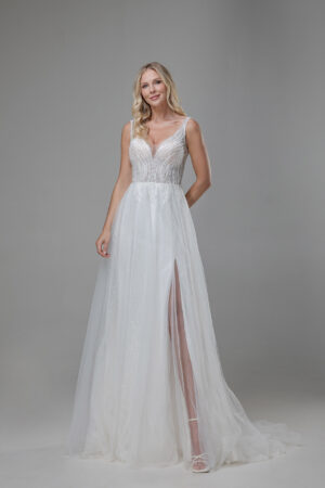 Miss Beautiful Bride Kollektion 2025 Brautkleid MGB153 (1) Angelex Princess Hochzeitshaus Brautmode Singen