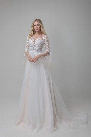 Miss Beautiful Bride Kollektion 2025 Brautkleid MGB155 (1) Angelex Princess Hochzeitshaus Brautmode Singen