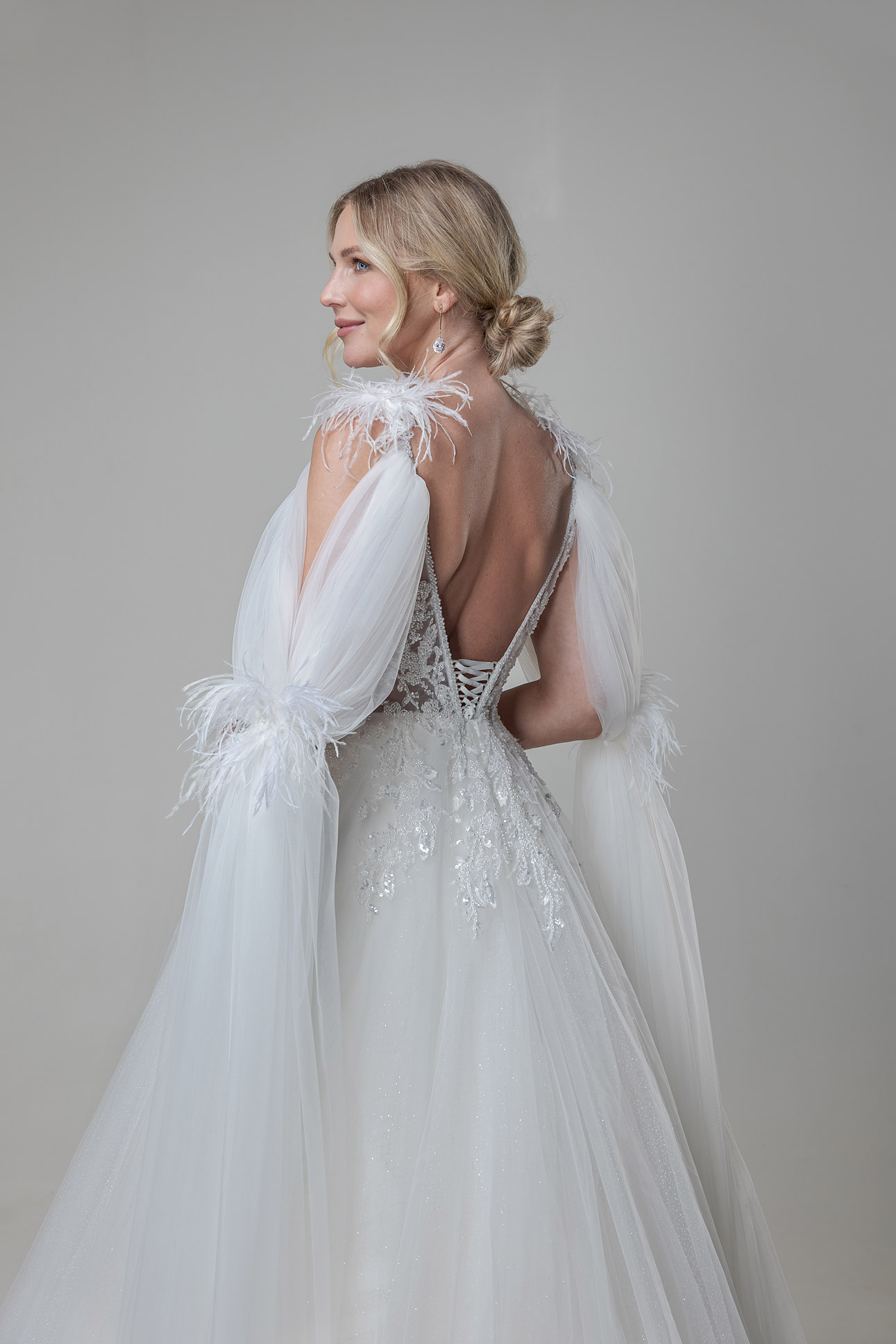 Miss Beautiful Bride Kollektion 2025 Brautkleid MGB197 (4) Angelex Princess Hochzeitshaus Brautmode Singen