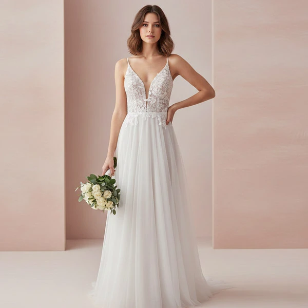 A Linie Brautkleider nahe Zürich Brautmode bei Angelex Princess